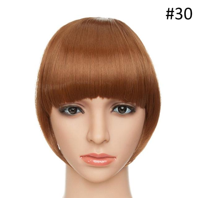 Blunt Clip-In Bangs Hairpiece