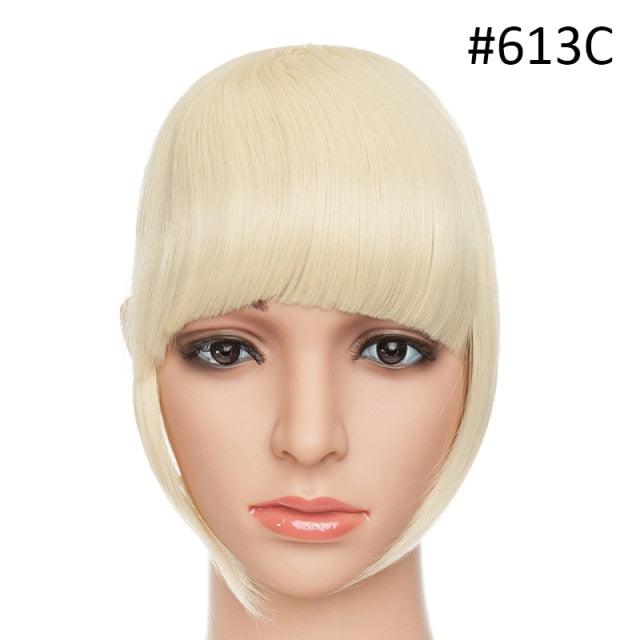 Blunt Clip-In Bangs Hairpiece