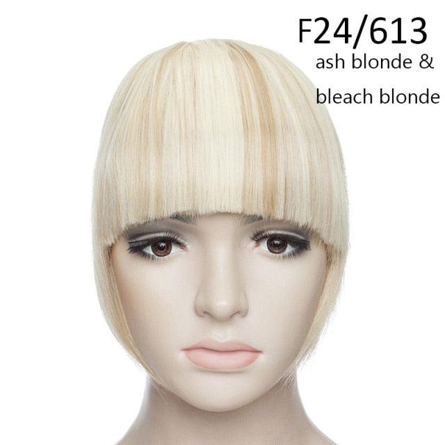 Blunt Clip-In Bangs Hairpiece