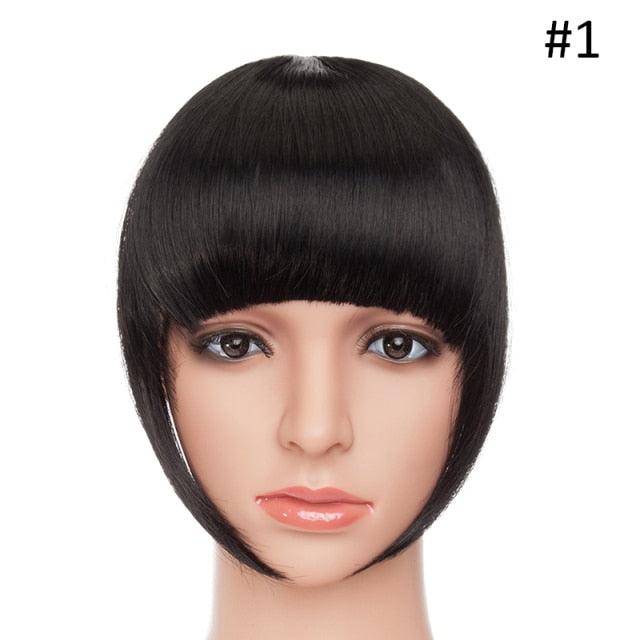 Blunt Clip-In Bangs Hairpiece