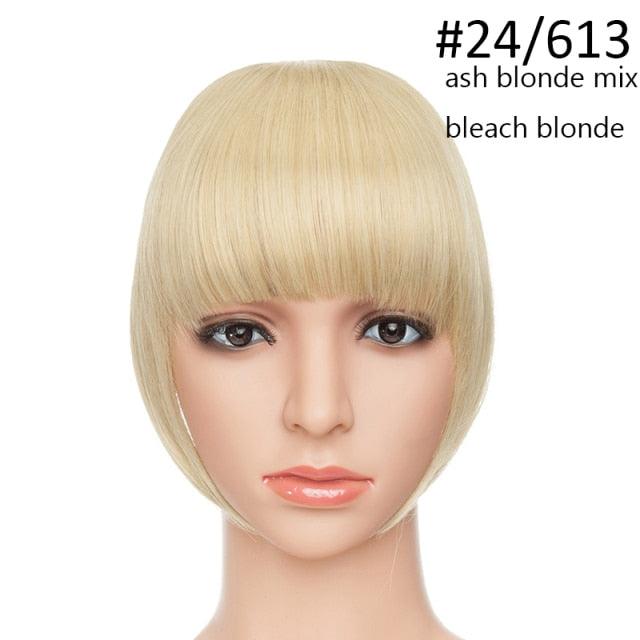 Blunt Clip-In Bangs Hairpiece