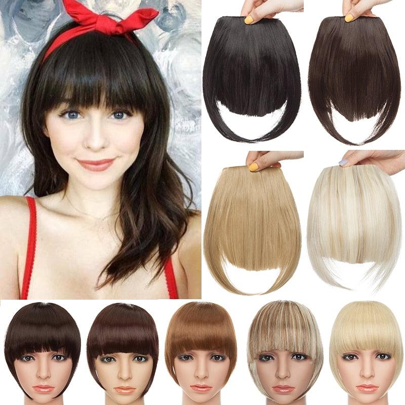 Blunt Clip-In Bangs Hairpiece