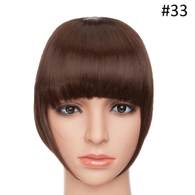 Blunt Clip-In Bangs Hairpiece