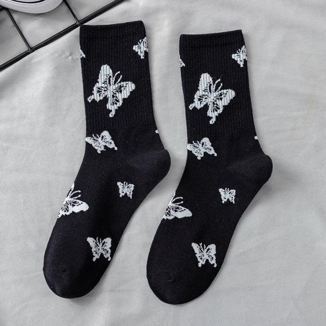 Harajuku Street Graphic Crew Socks