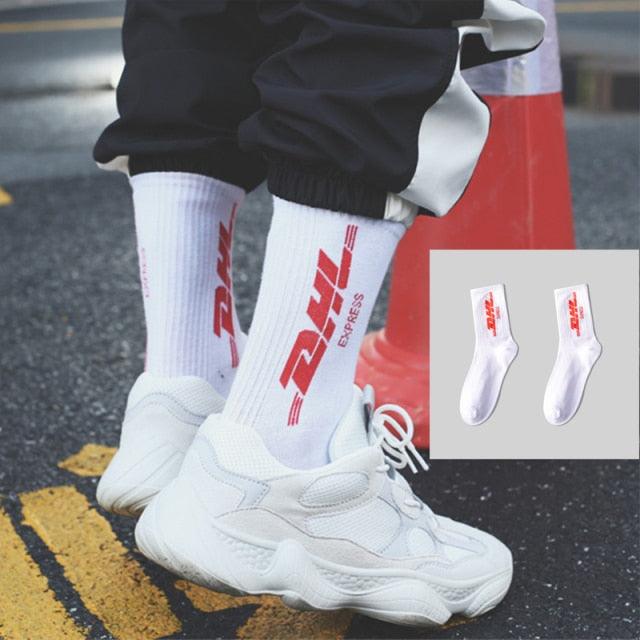 Harajuku Street Graphic Crew Socks