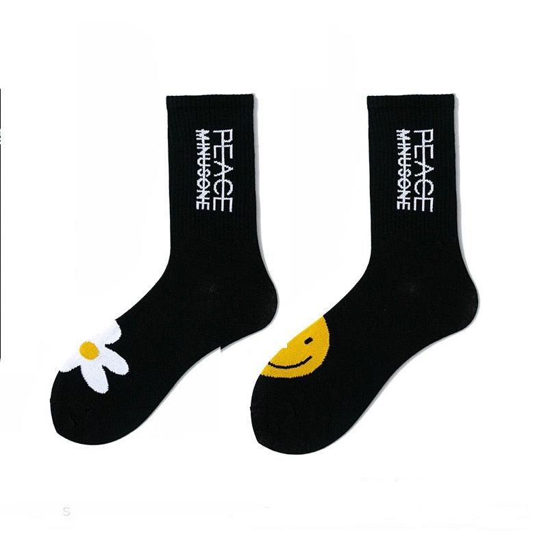 Harajuku Street Graphic Crew Socks