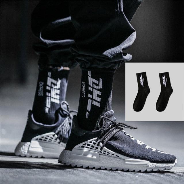 Harajuku Street Graphic Crew Socks