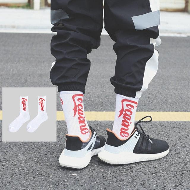 Harajuku Street Graphic Crew Socks
