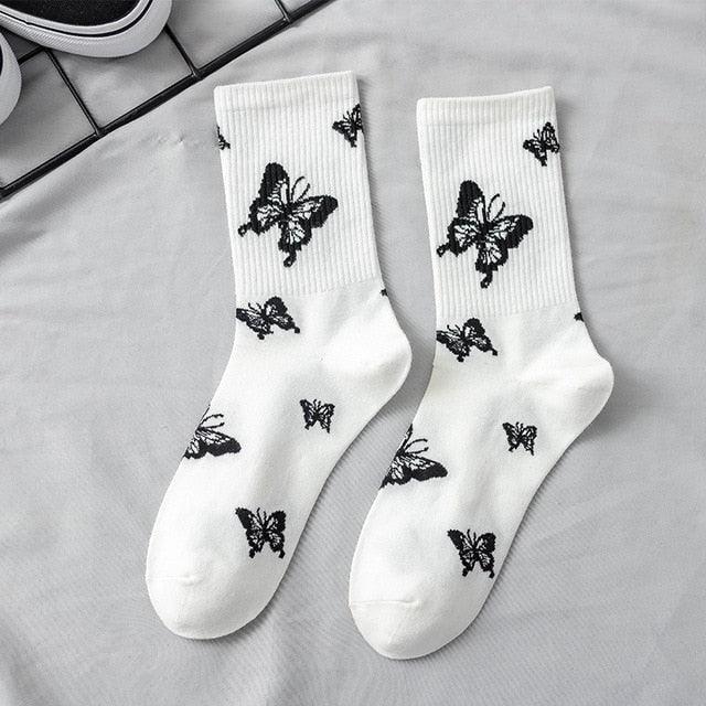 Harajuku Street Graphic Crew Socks