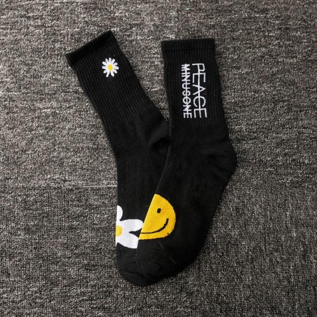 Harajuku Street Graphic Crew Socks