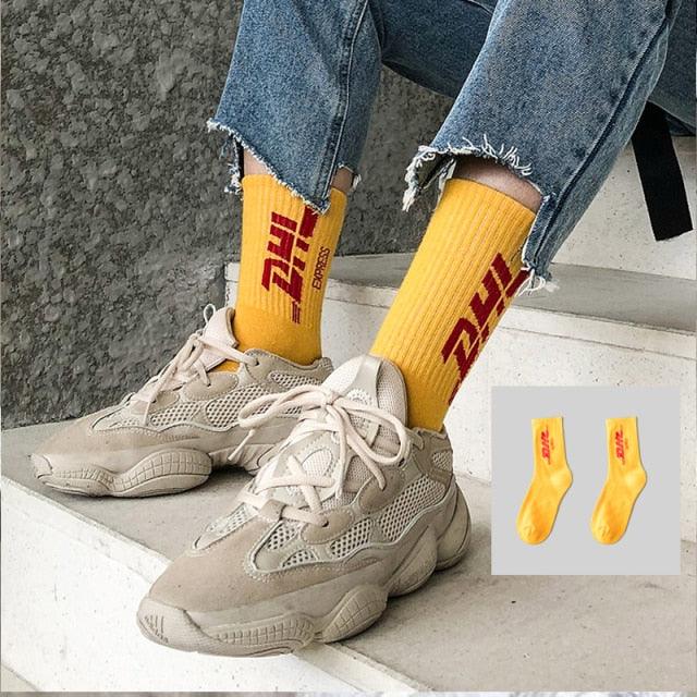 Harajuku Street Graphic Crew Socks