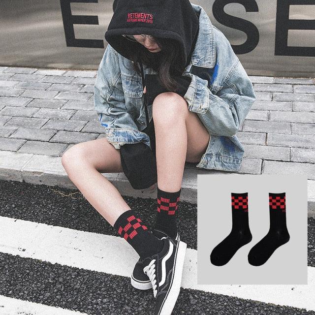 Harajuku Street Graphic Crew Socks