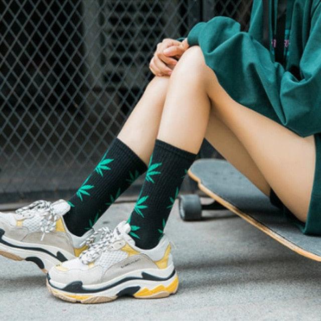 Harajuku Street Graphic Crew Socks
